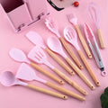 Kit Utensílios De Cozinha Jogo Completo 19 Peças - Preto